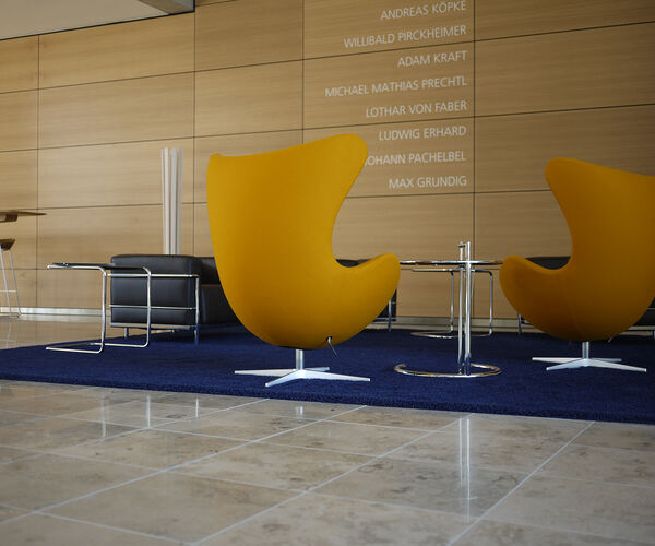 Foyerhalle, Kunden-Wartebereich